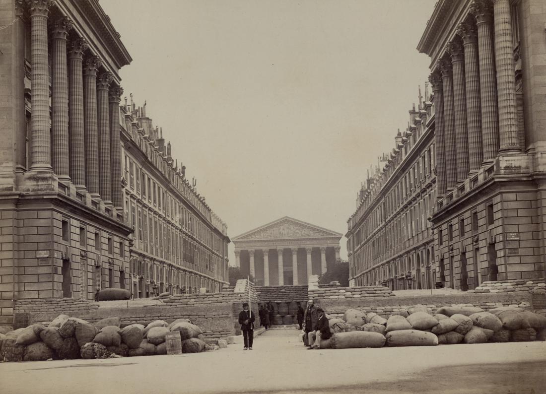 Hippolyte-Auguste Collard:  Barricades Place de la Concorde, Paris (1 of 1)