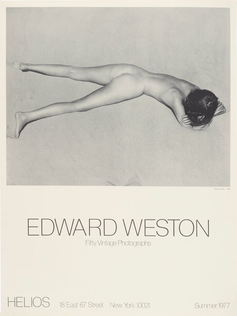 Edward Weston: Edward Weston - Nude on Sand - Helios / Edward Weston - Six Nudes of Neil - Witkin: Edward Weston: Edward Weston - Nude on Sand - Helios / Edward Weston - Six Nudes of Neil - Witkin Gallery / Edward Weston - Galleria - Center for Creative Photography, 1977 / 1977 / 1979, three poster