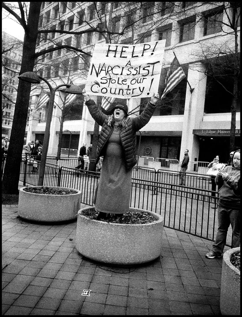 Ron Evans: Protestor at Women's March Against President Trump on January 17, 2017, Washington, DC (1 of 1)