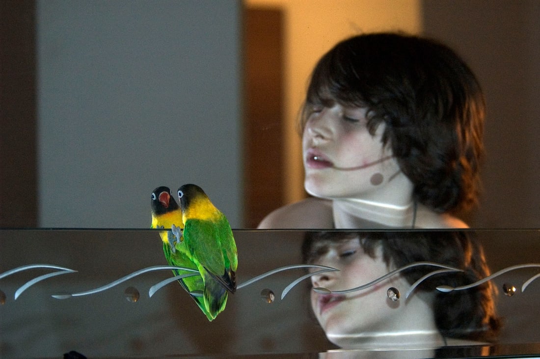 Martine Fougeron: Adrien with Bird (1 of 1)