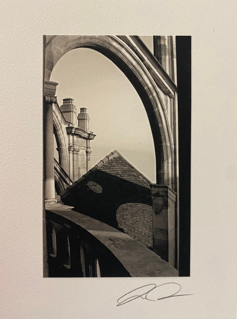 Lance Speer: St. Eusteche, Paris, France: Lance Speer: St. Eusteche, Paris, France, c. 2007, platinum print, signed open edition not numbered, 50 or fewer, Image size: 3.625" x 5.875"; Sheet Size: 11" x 14".