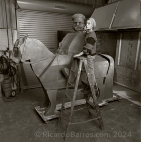 Ricardo Barros: Marisol with General Bronze