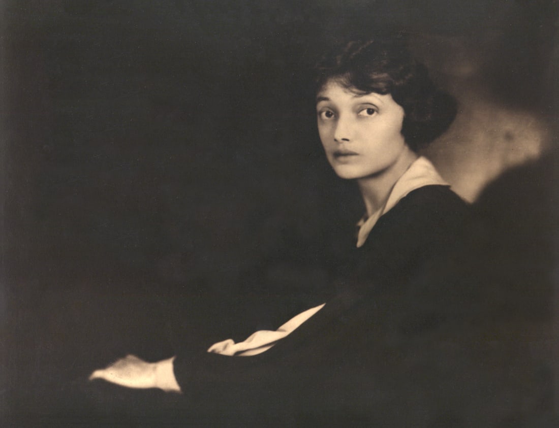 Anne Brigman: Portrait of a Lady: Anne Brigman: Portrait of a Lady, 1930s, vintage platinum print, Image size: 10.125" x 13"; Sheet Size: framed.