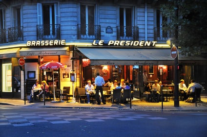 Margo L. Hamilton: Brasserie Le President - Paris