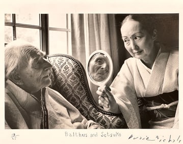 Duane Michals: Balthus and Setsuko