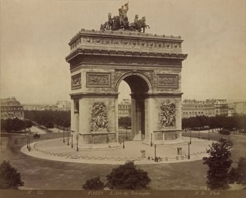 N D. Phot. (Etienne Neurdein): PARIS L'Arc de Triomphe