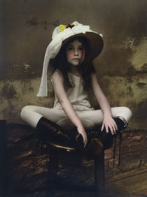 Jan Saudek: Karolina (also, Z. Ravorina In Victorian Style)