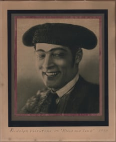 Unknown: Rudolph Valentino in "Blood and Sand"