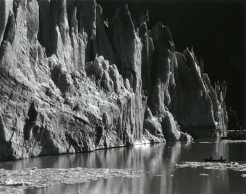 Bradford Washburn: South Crillon Glacier and Canoe, Alaska