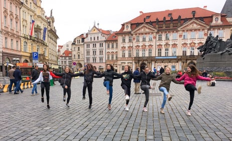 David Herr Orbock: Dancers in Prague Old Time Square