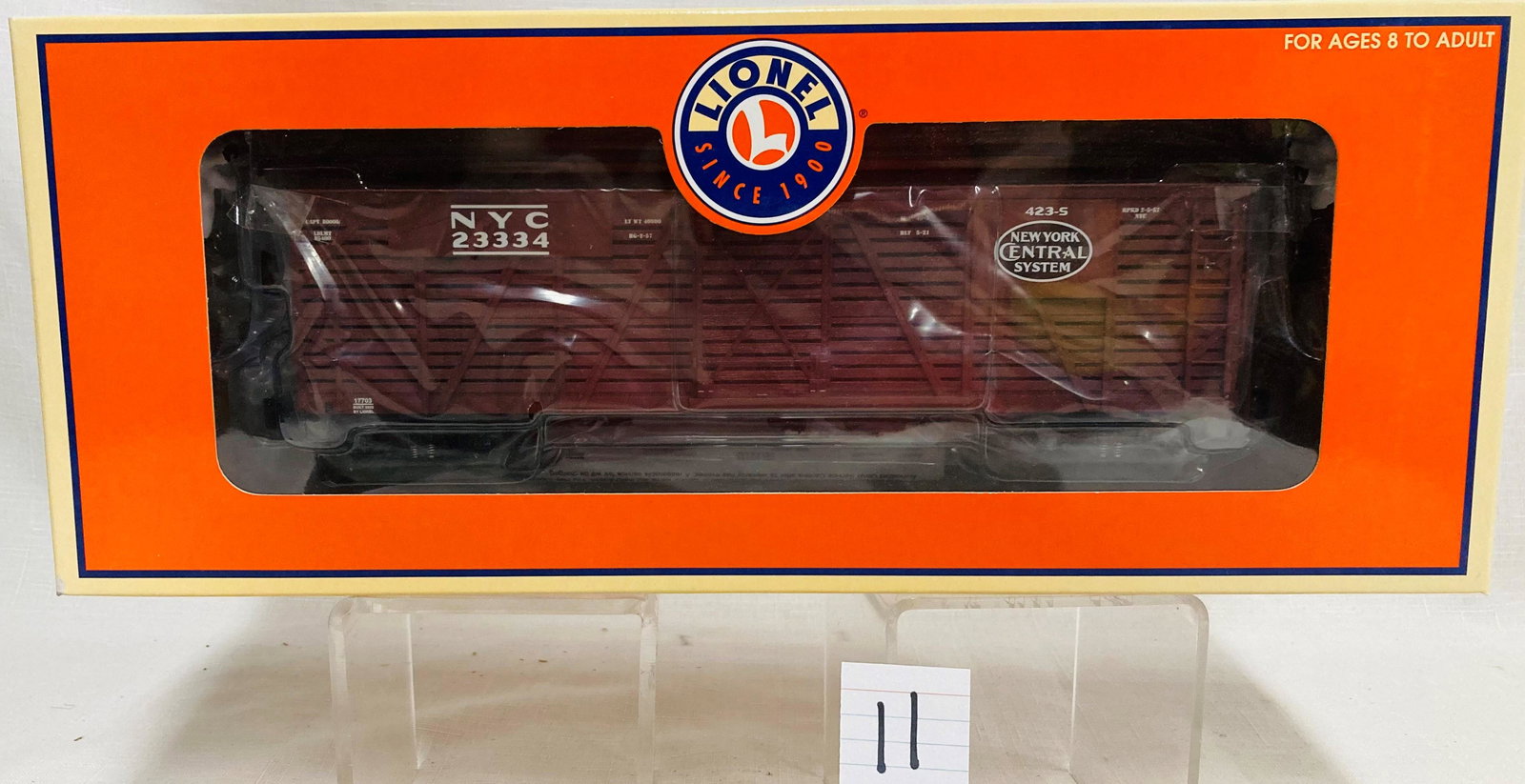 Lionel 17703 NYC 40-Ton Stock Car with Original Box (1 of 2)