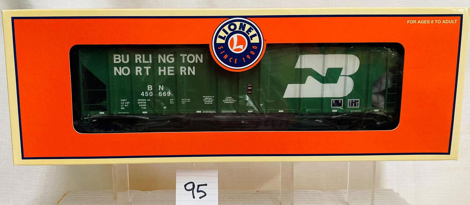 Lionel 17191 Burlington Northern PS-2 Hopper with Original Box (1 of 2)