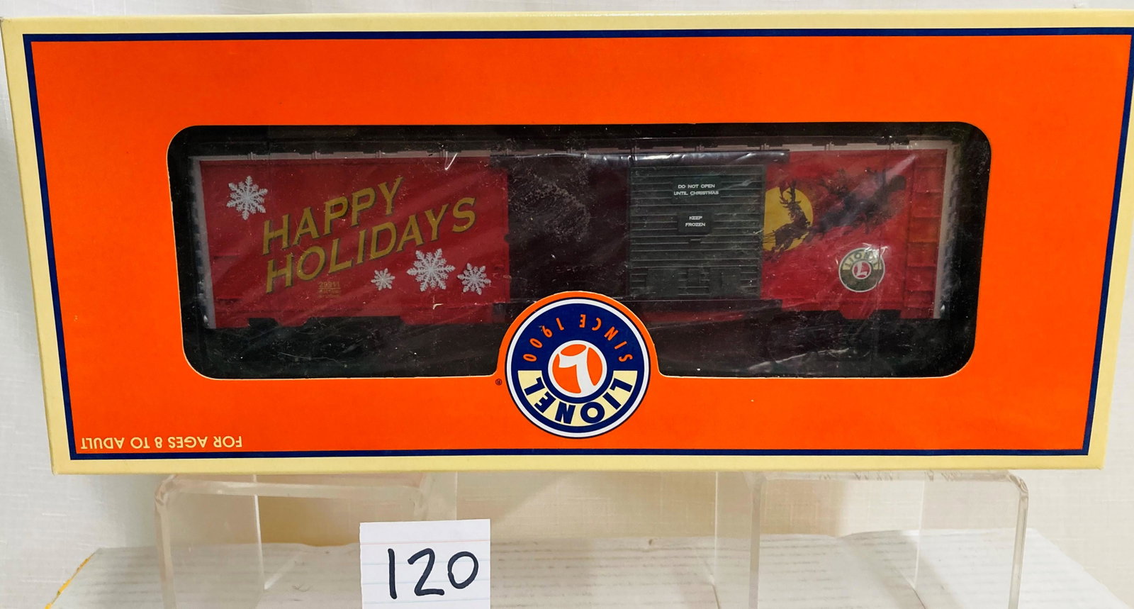 Lionel 29911 2003 Lionel Employee Christmas Boxcar withj Original Box: Lionel 29911 2003 Lionel Employee Christmas Boxcar withj Original Box, C10