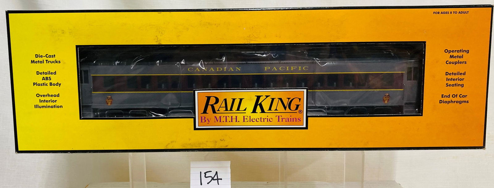 MTH 30-6975 Canadian Pacific 60' Madison Coach Passenger Car w/ OB (1 of 2)