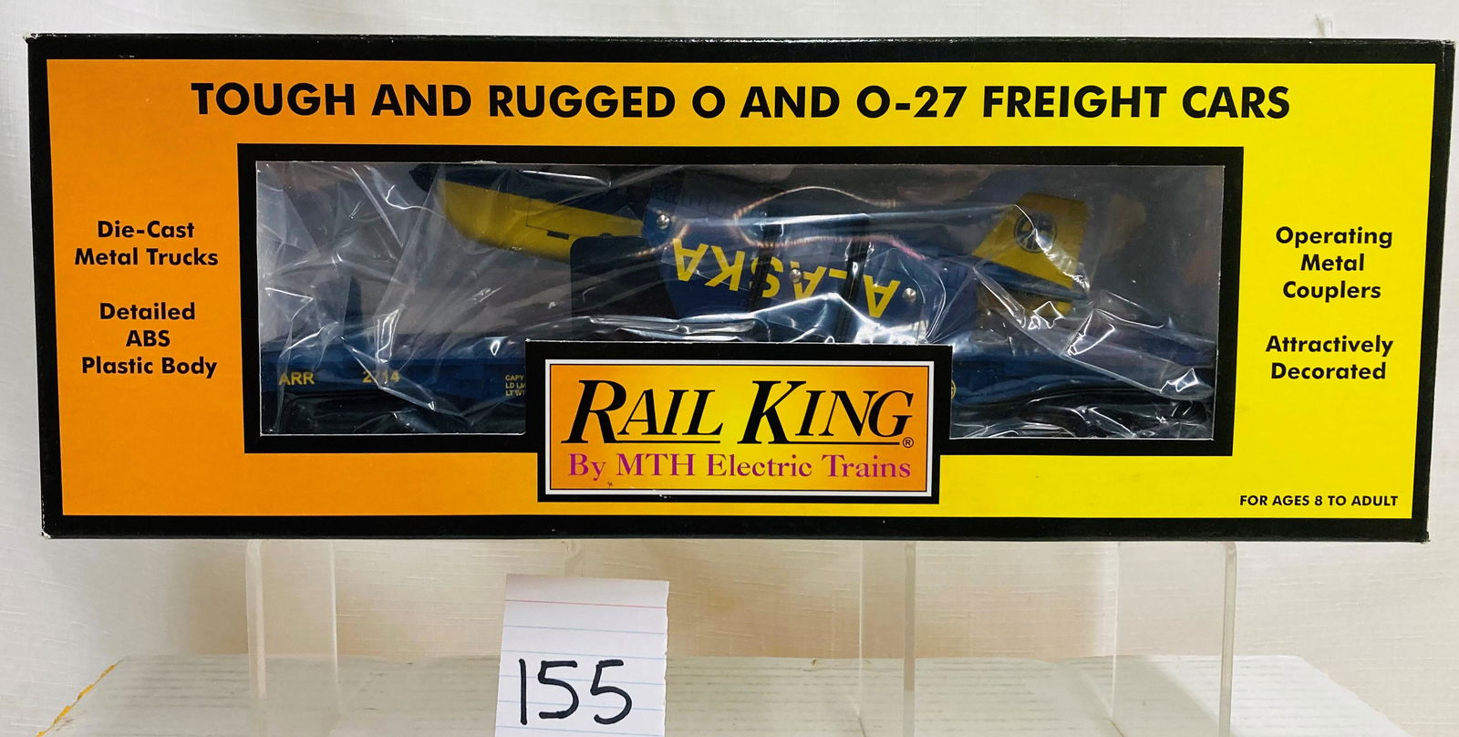 MTH 30-76049 Alaska Flat Car w/ Airplane & OB (1 of 2)