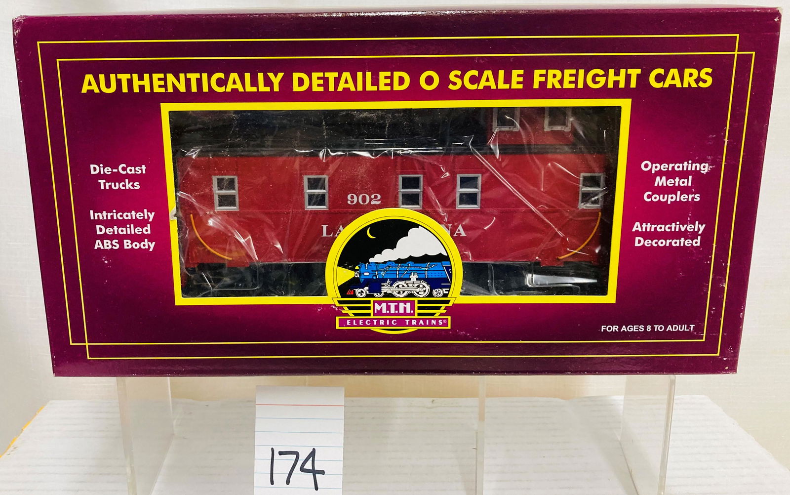 MTH 20-91084 Lackawanna Steel Caboose w/ OB (1 of 2)