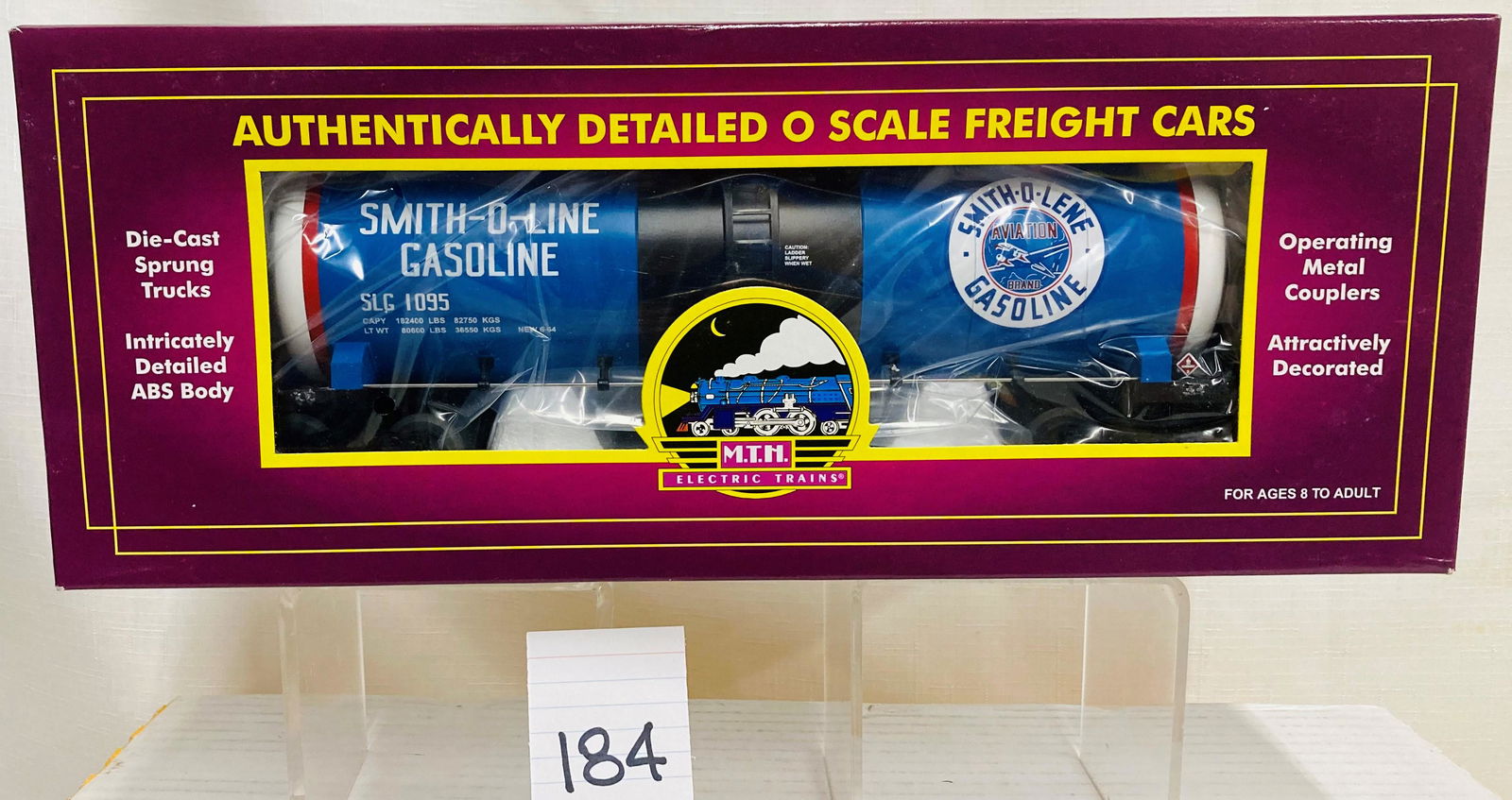 MTH 20-96074 Smith-O-Lene Gasoline Tank Car w/ Original Box (1 of 2)