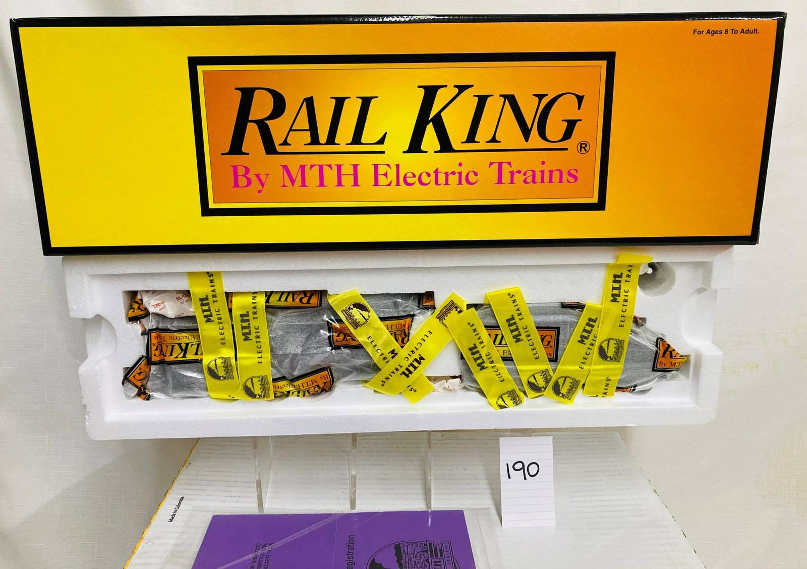 MTH 30-1203-1 Baltimore and Ohio 0-6-0 B-6 Switcher Steam Loco w/ Tender and Original Box: MTH Baltimore and Ohio 0-6-0 B-6 Switcher Steam Loco w/ Tender and Original Box, C10