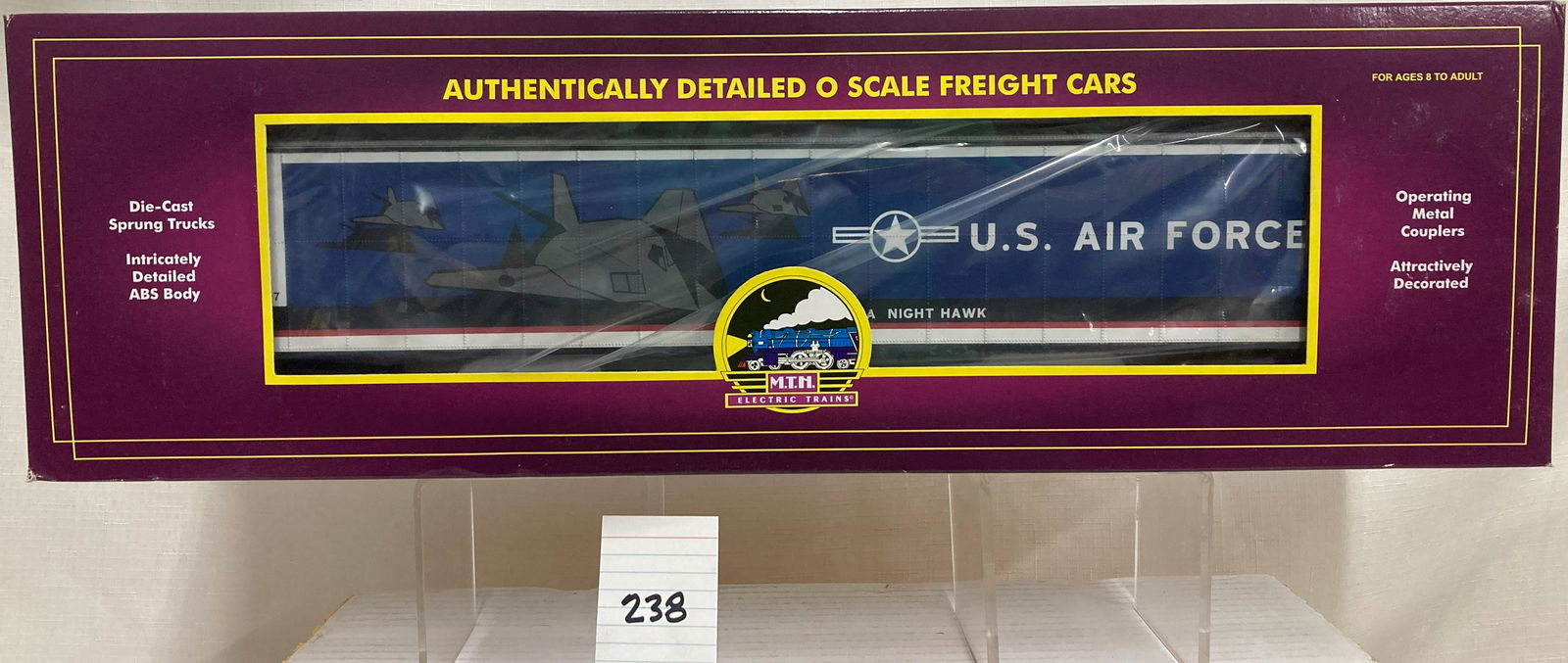 MTH 20-98482 US Air Force 75' AutoTrain Auto Carrier with Original Box, C9 (1 of 2)
