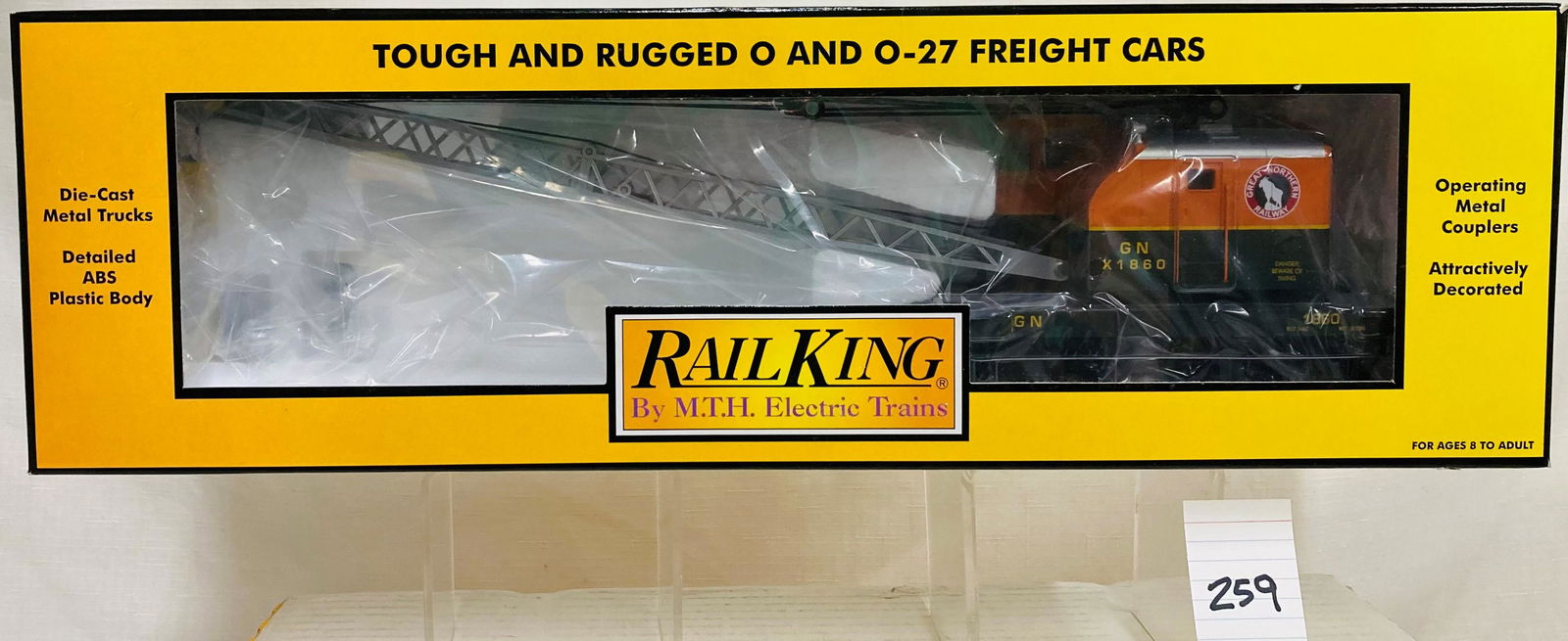 MTH 30-79032 Great Northern American Crane Car w/ Original Box (1 of 2)