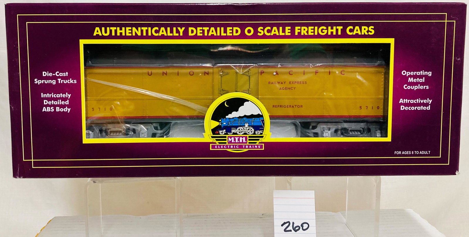 MTH 20-94115 Union Pacific R50B Express Reefer w/ OB: MTH 20-94115 Union Pacific R50B Express Reefer w/ OB, C10