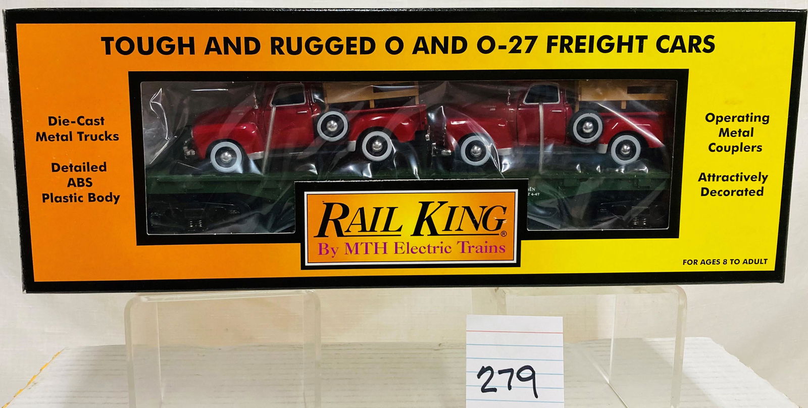 MTH 30-76177 Reading w/ 2 3100 Chevy Stake Bed Trucks and OB (1 of 2)