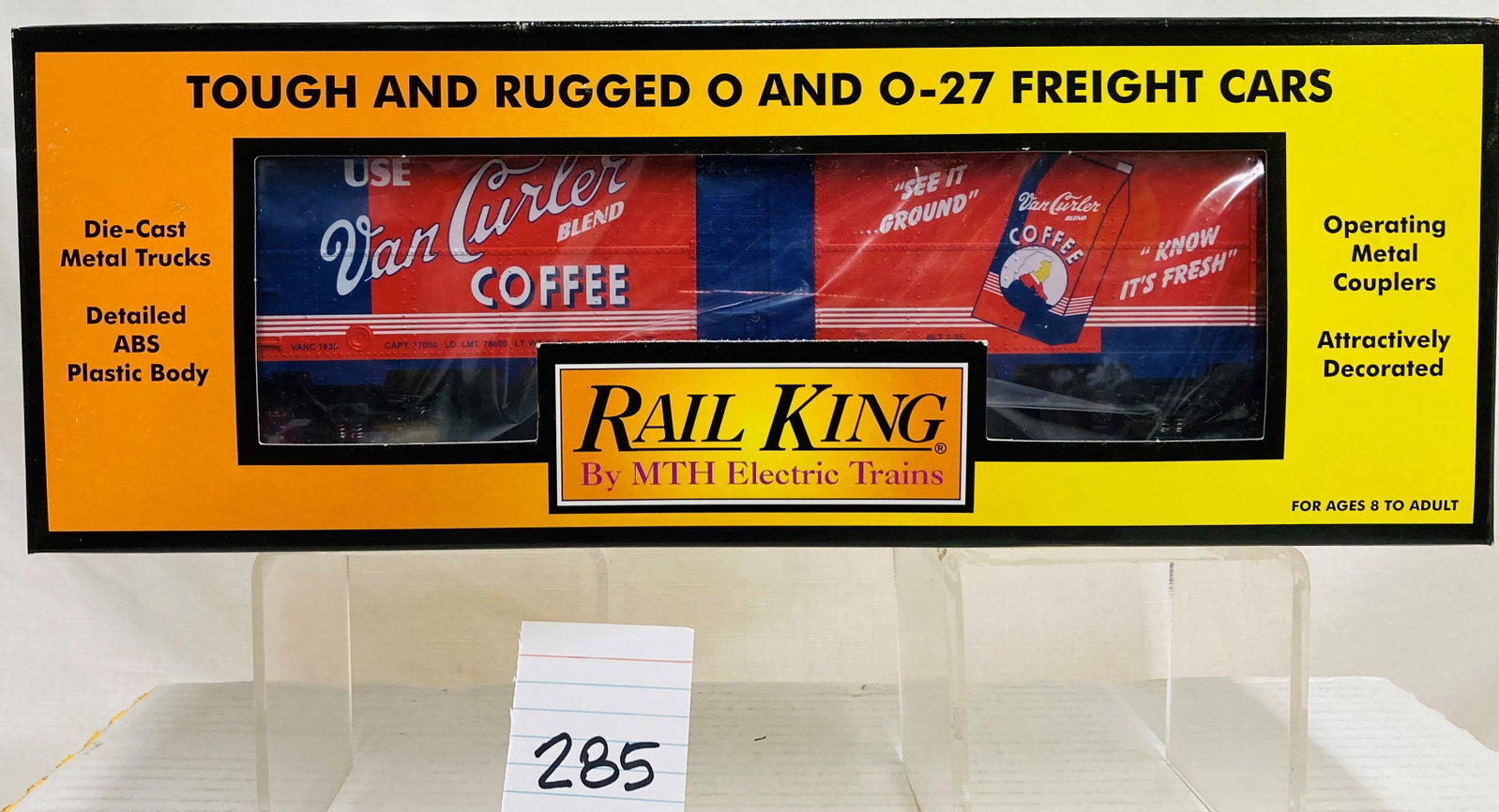 MTH 30-78008 Van Curier Coffee Modern Reefer & OB: MTH 30-78008 Van Curier Coffee Modern Reefer & OB, C10