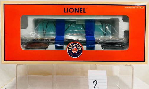 Lionel 27541 NYC 40' Flatcar with Covered Load & OB