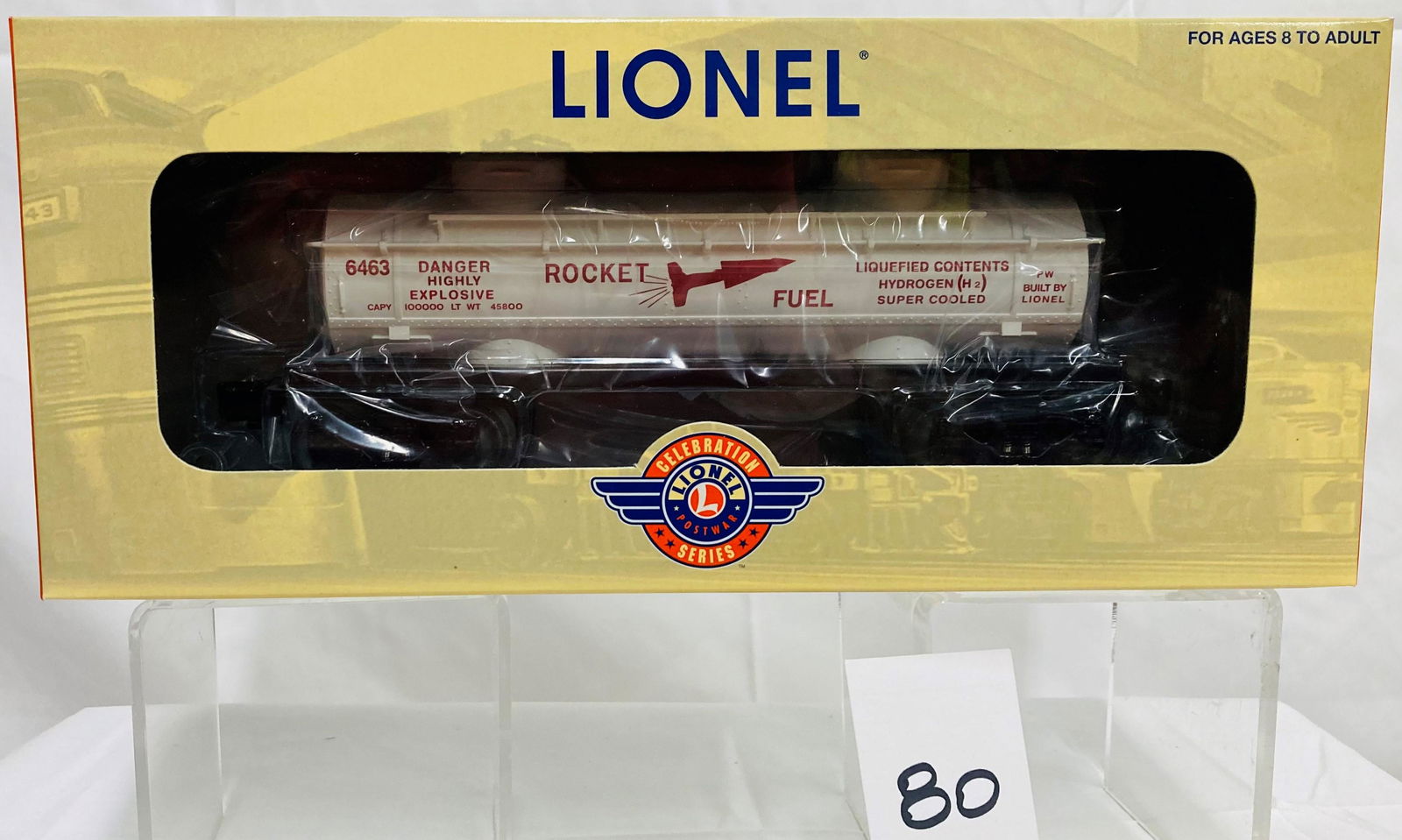 Lionel 29613 #6463 Rocket Fuel Tank Car w/ OB (1 of 2)