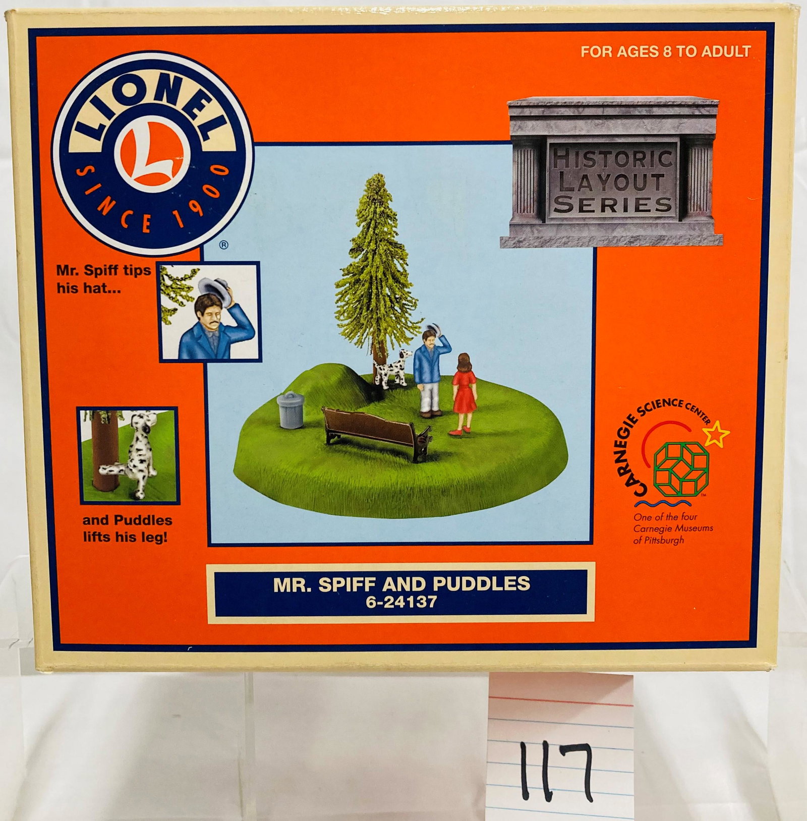 Lionel 24137 Mr Spiff and Puddles Operating Accessory w/ OB (1 of 2)
