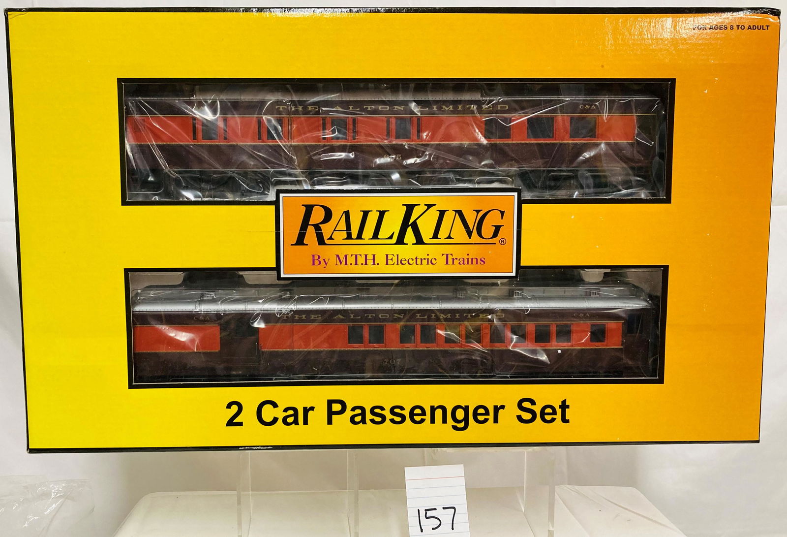 MTH 30-6923 Chicago & Alton Combine / Diner Passenger Cars Set w/ OB (1 of 2)