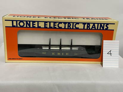 Lionel 16932 Erie Rail Car w/ OB: Lionel 16932 Erie Rail Car w/ OB, C10