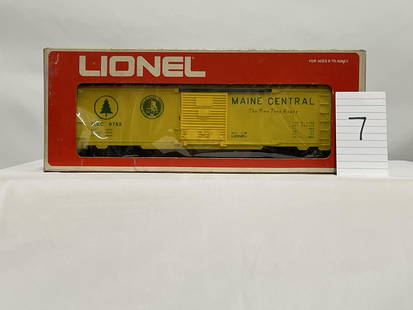 Lionel 9753 Maine Central Box Car w/ OB: Lionel 9753 Maine Central Box Car w/ OB, C9