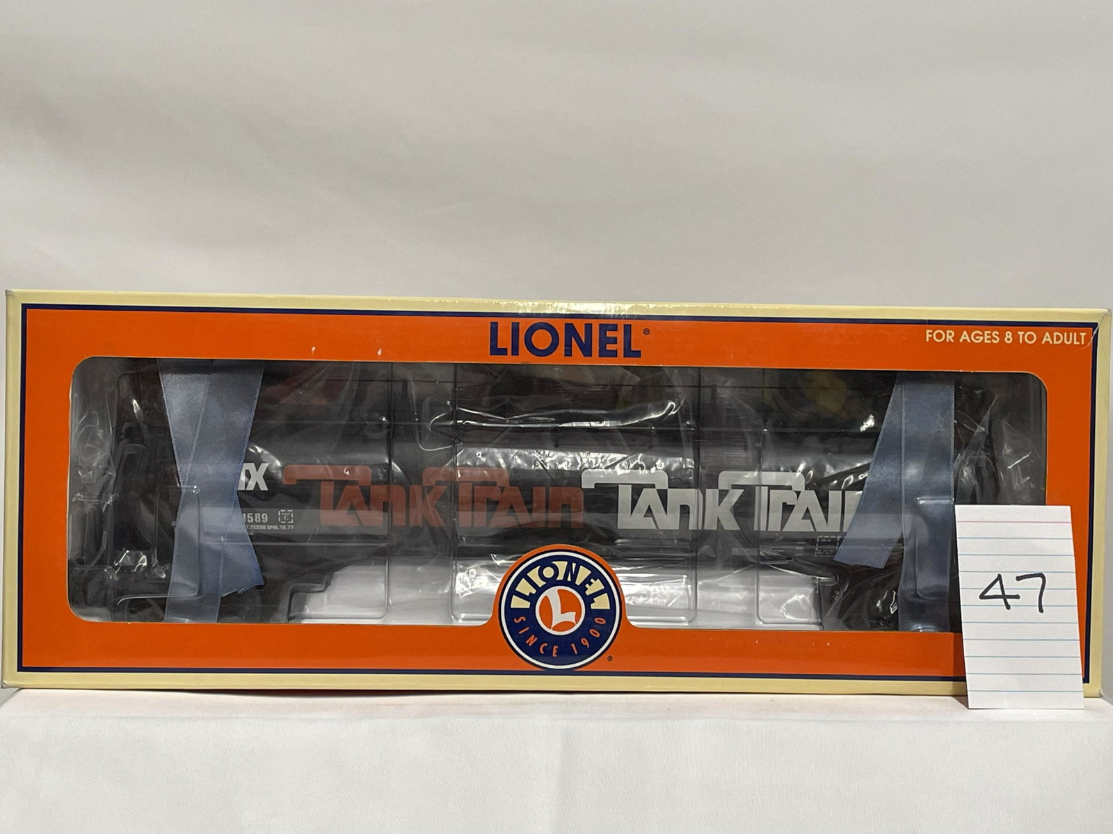 Lionel 19637 GATX Tank Train Intermediate Car w/ OB: Lionel 19637 GATX Tank Train Intermediate Car w/ OB, C10