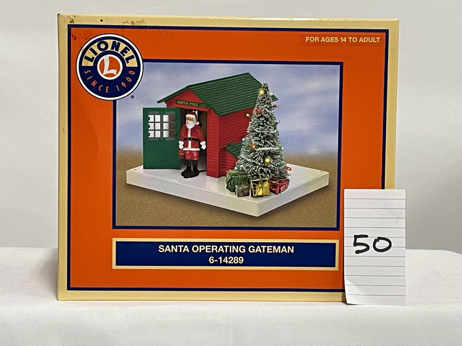 Lionel 14289 Santa Operating Gateman Accessory w/ OB (1 of 2)