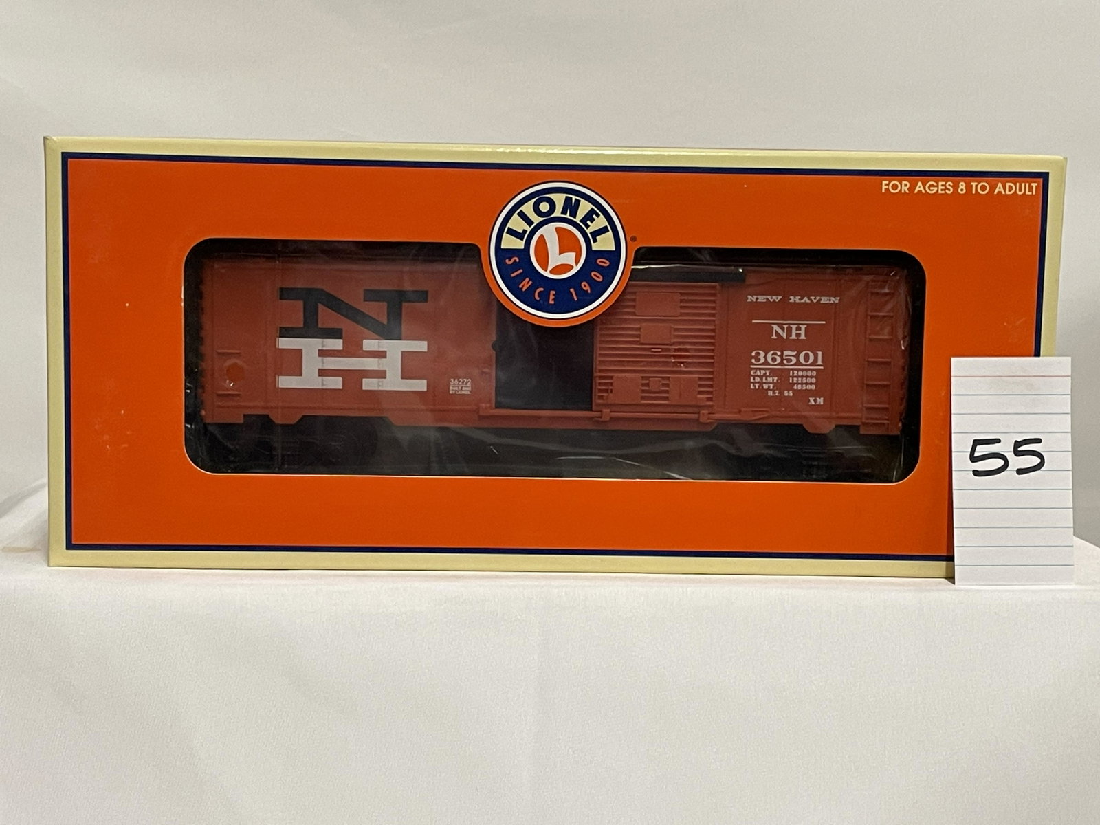 Lionel 36272 New Haven Boxcar w/ OB: Lionel 36272 New Haven Boxcar w/ OB, C10