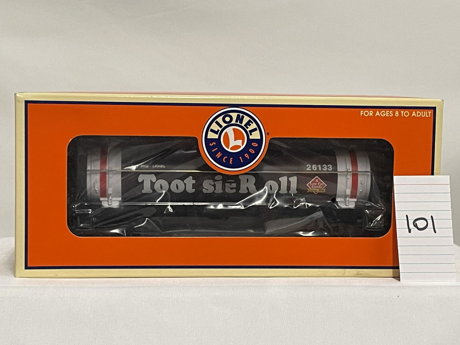 Lionel 26133 Tootsie Roll Single Dome Tank Car w/ OB (1 of 2)