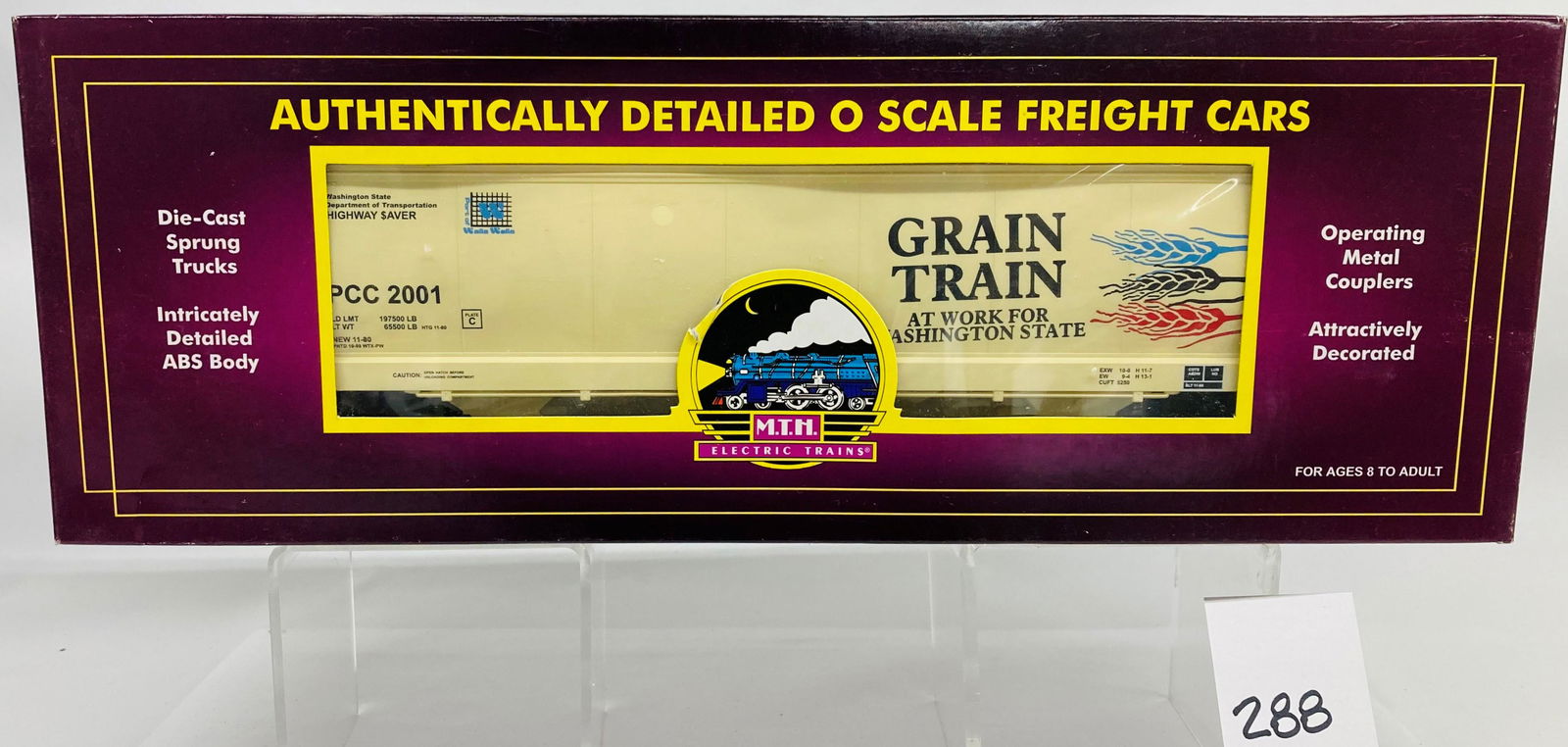 MTH 20-97578 Palouse River Coulee City 3-Bay Centerflow Hopper w/ OB (1 of 2)