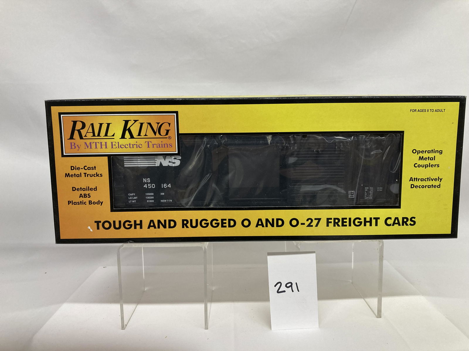 MTH 30-74066 Norfolk Southern 50' Single Door Modern Boxcar w/ OB (1 of 2)