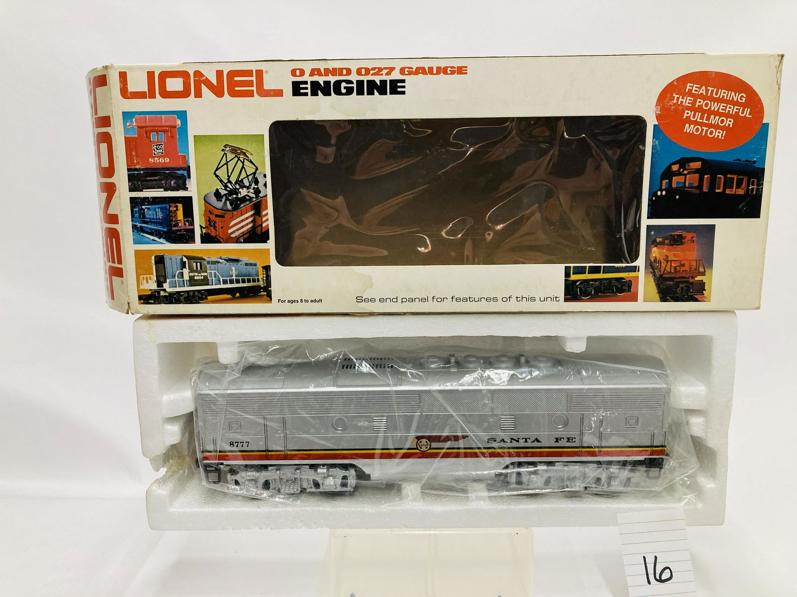Lionel 8777 Santa Fe F3 Dummy "B" Unit w/ OB (1 of 3)