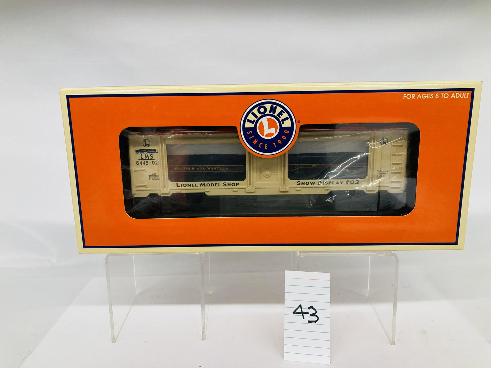 Lionel 19875 Lionel Modelshop Mint Car #2 w/ OB: Lionel 19875 Lionel Modelshop Mint Car #2 w/ OB, C10