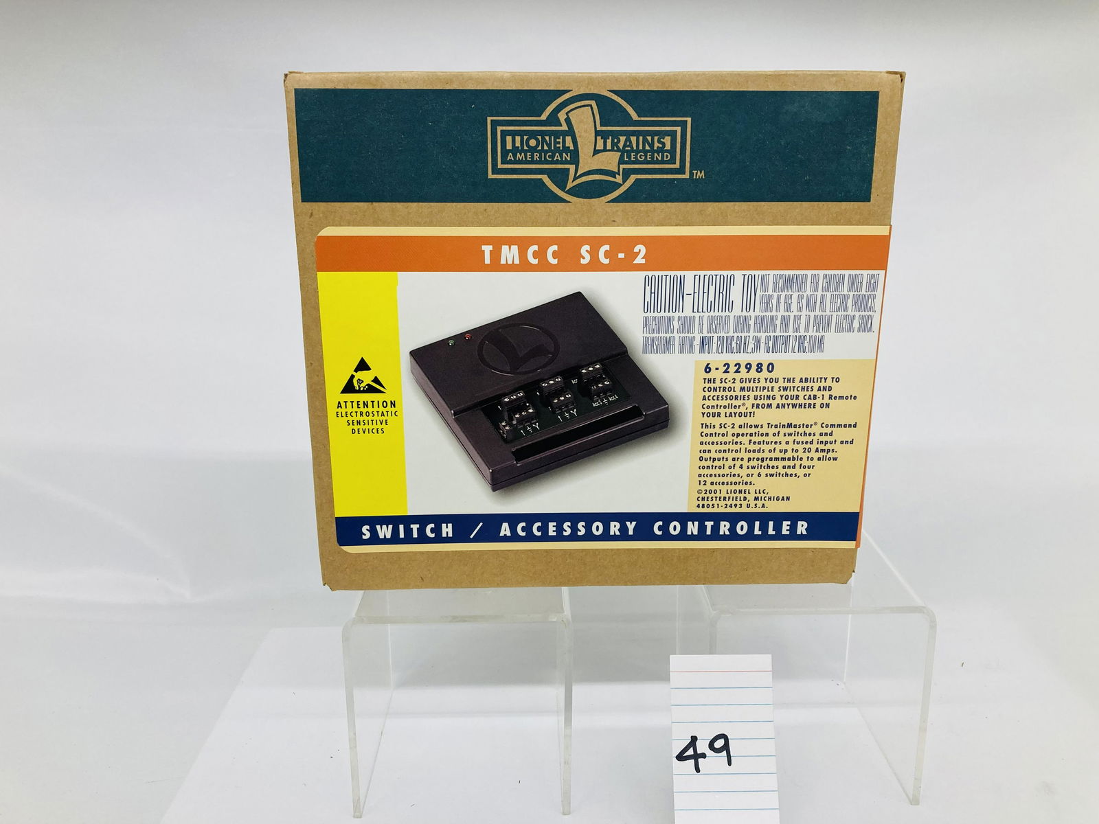 Lionel 22980 TMCC Switch Accessory Contol w/ OB (1 of 2)