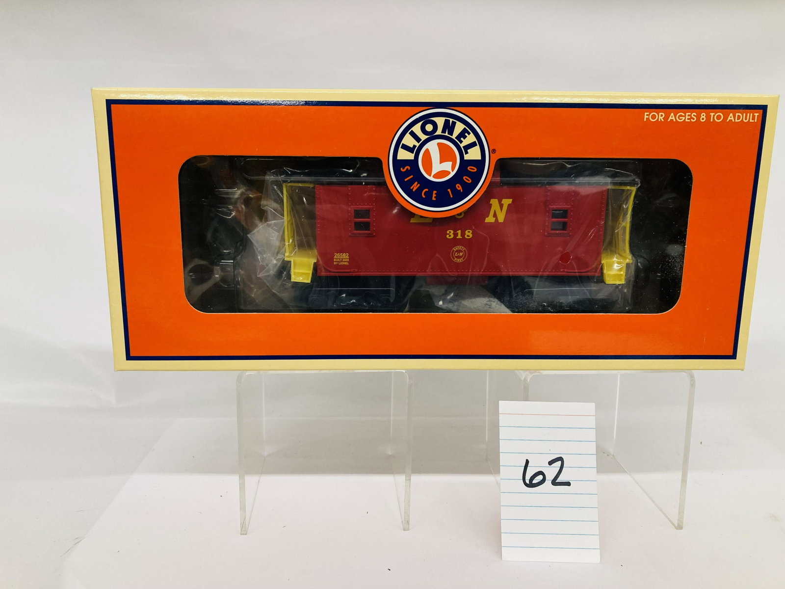 Lionel 26582 L&N Caboose w/ OB: Lionel 26582 L&N Caboose w/ OB, C10