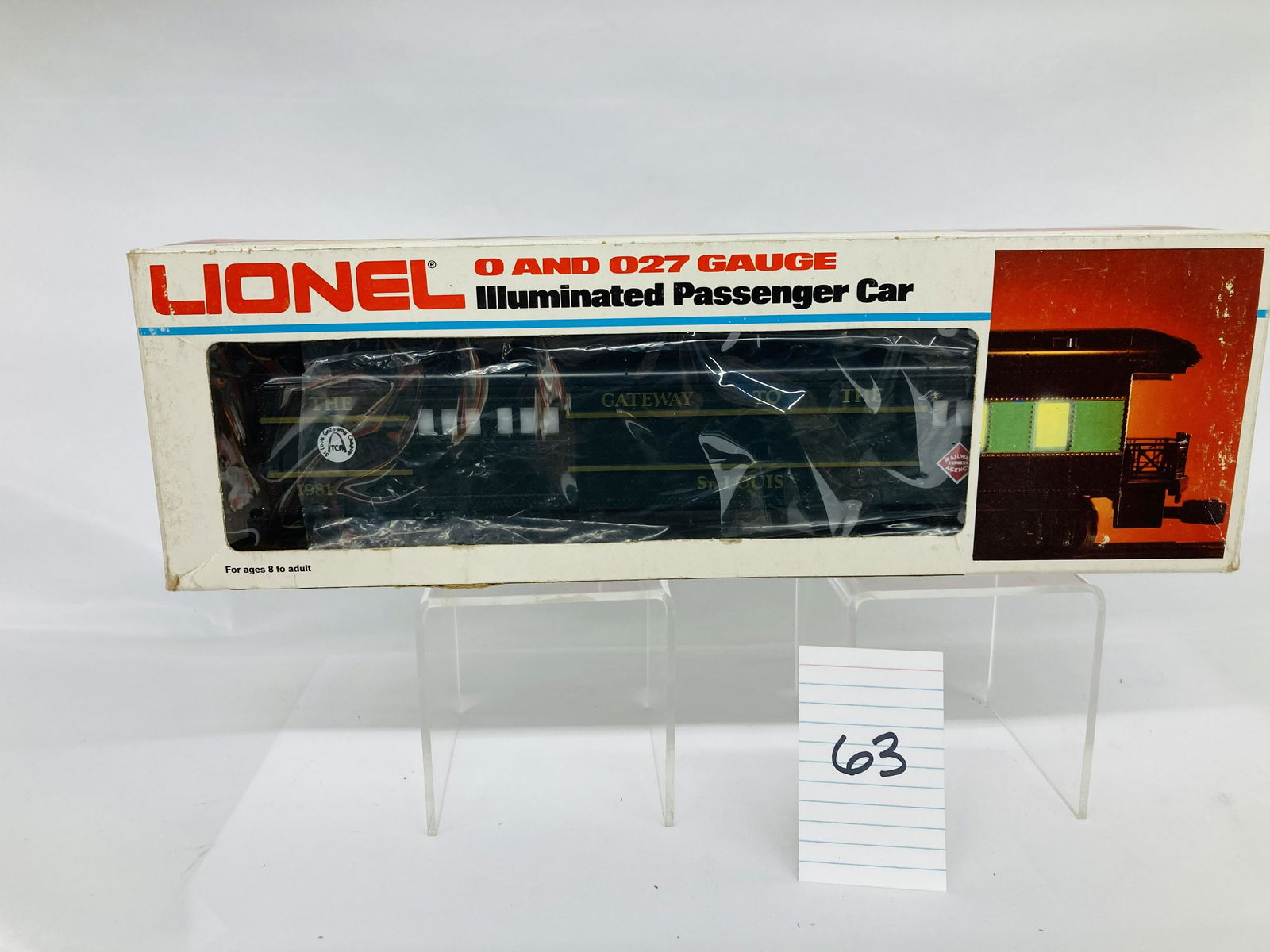 Lionel 6-0511 O Gauge TCA 1981 The Gateway To The West "St. Louis" Baggage Car w/ OB (1 of 2)