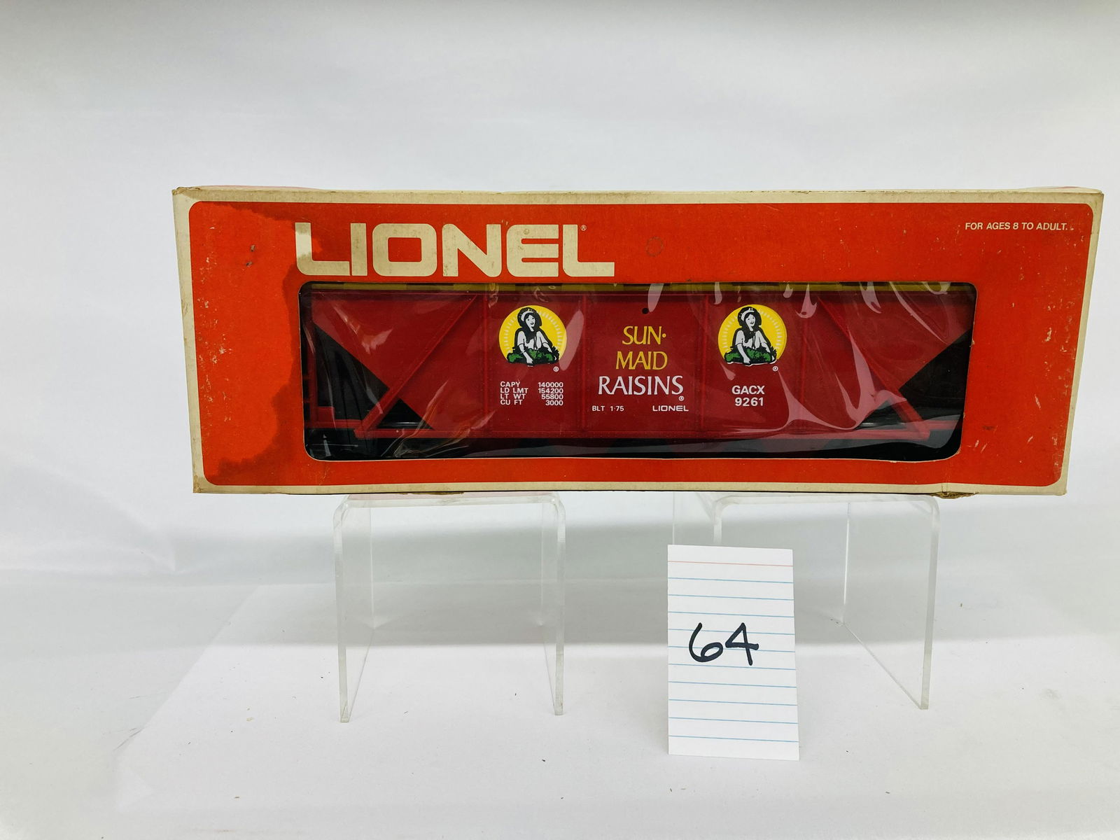 Lionel 9261 Sun Maid Raisins Billboard Hopper w/ OB (1 of 2)