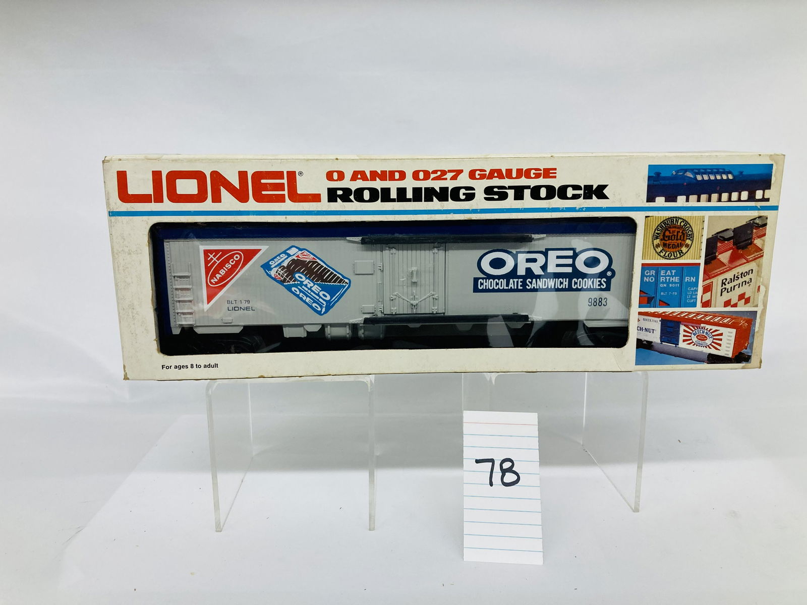 Lionel 9883 Nabisco Oreo Cookies Reefer w/ OB (1 of 2)