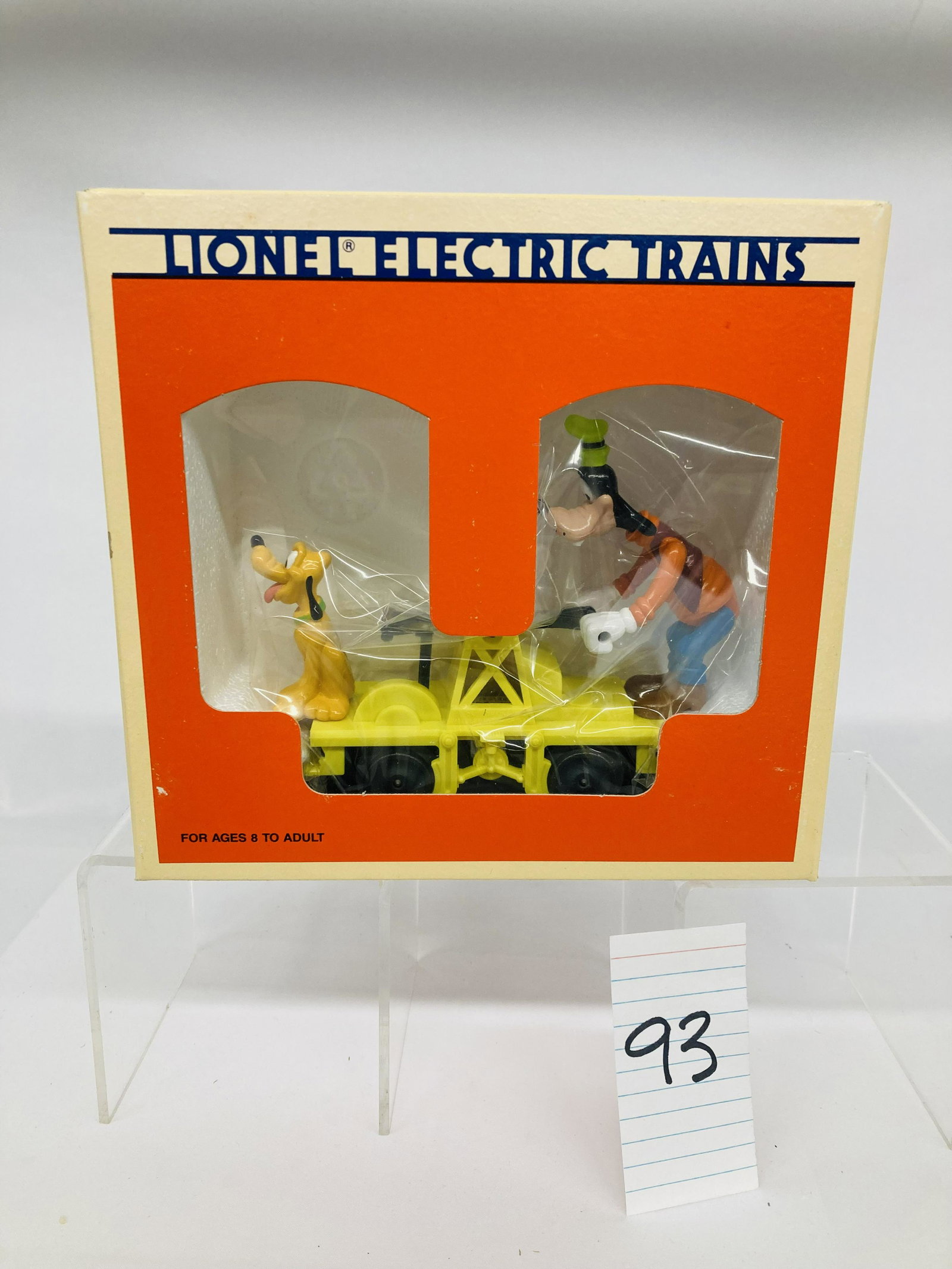 Lionel 18425 Goofy & Pluto Handcar w/ OB: Lionel 18425 Goofy & Pluto Handcar w/ OB, C10