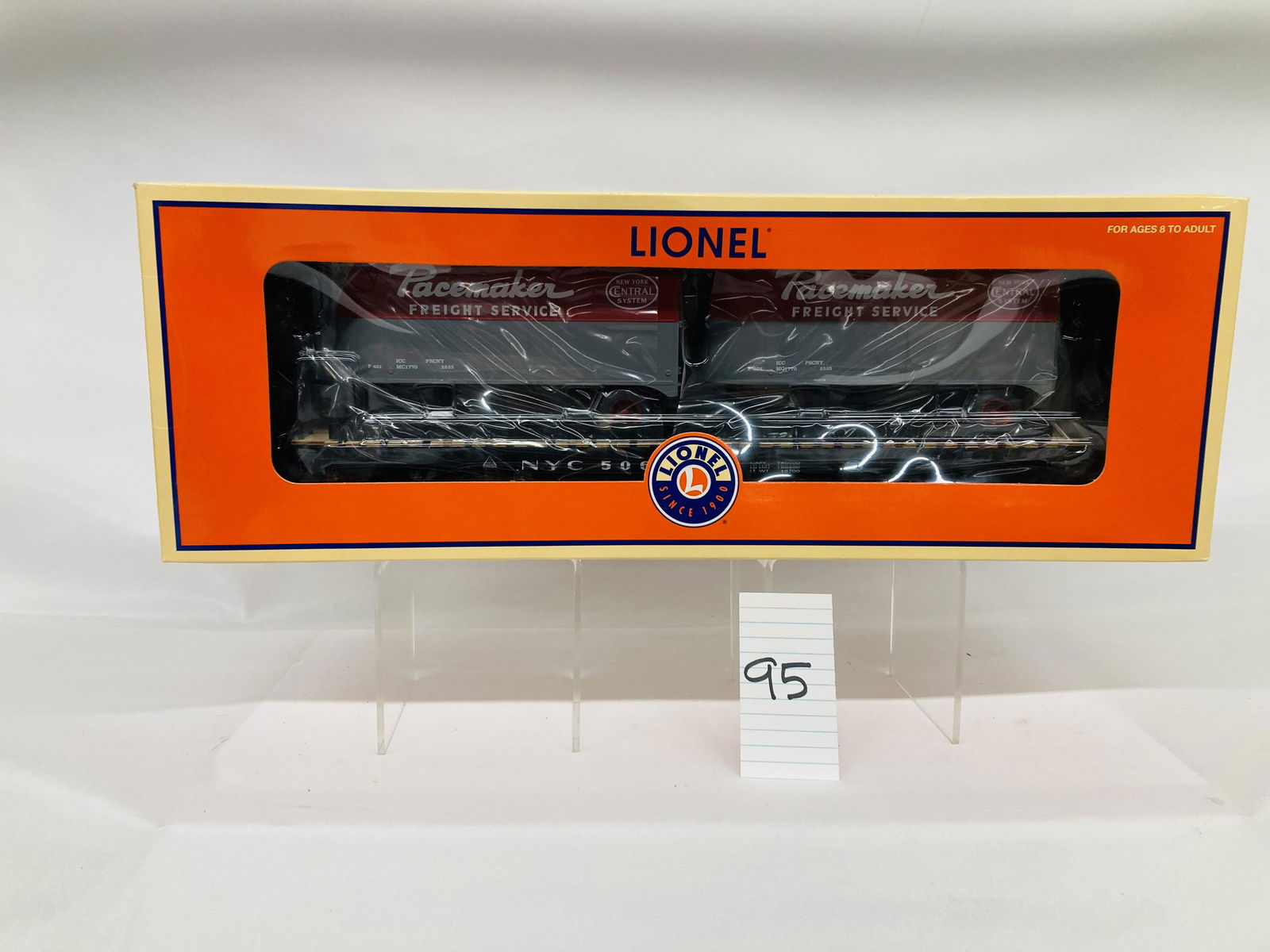Lionel 27562 New York Central PS-4 Flatcar w/ Piggyback Trailers & OB (1 of 3)