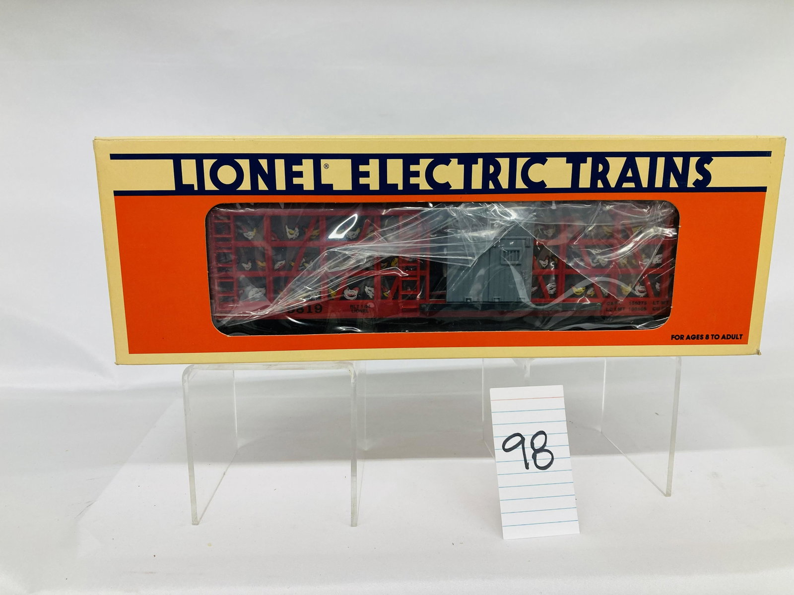 Lionel 19819 Poultry Car w/ OB: Lionel 19819 Poultry Car w/ OB, C10