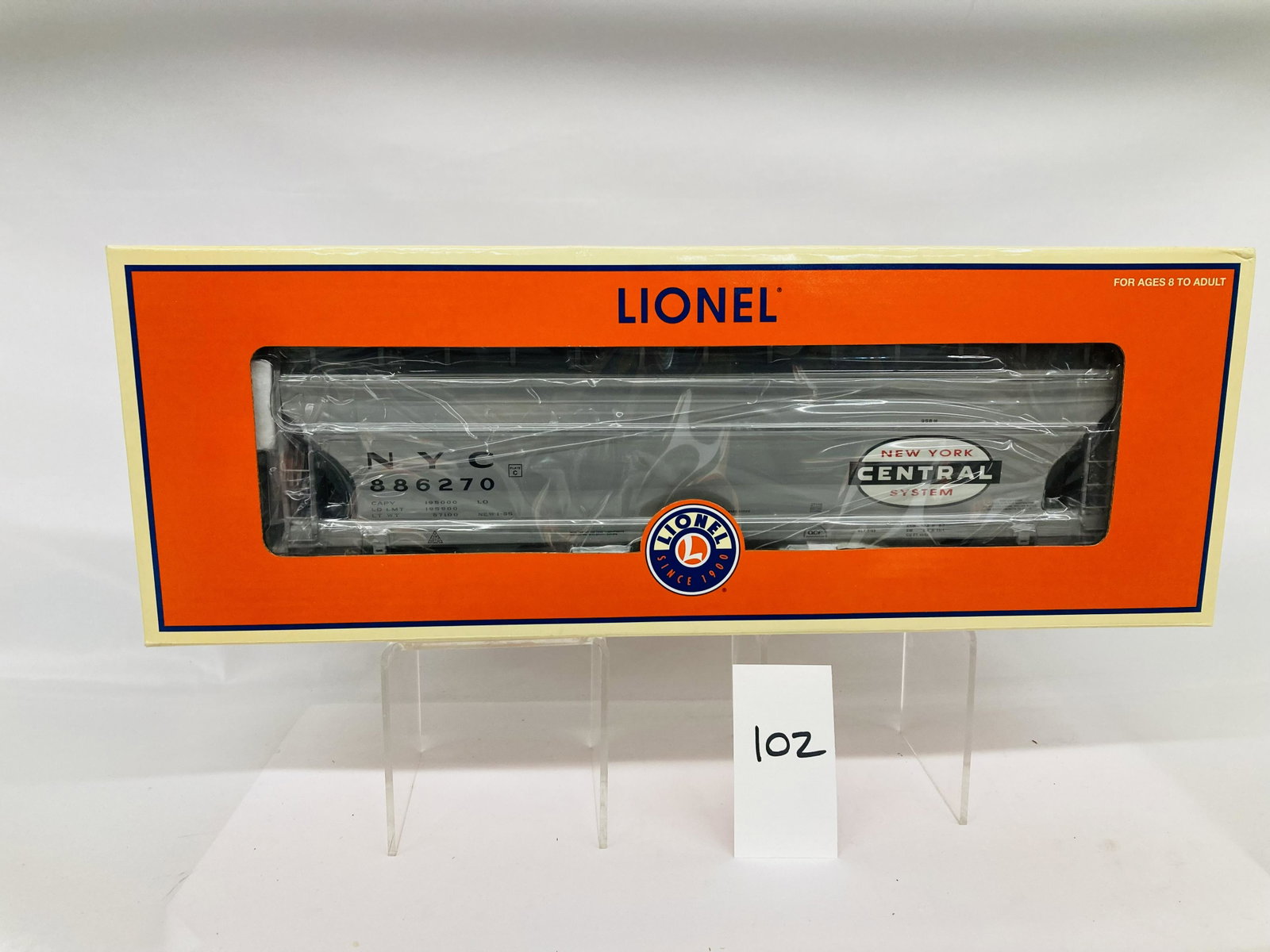 Lionel 27116 NYC 3-Bay ACF Hopper w/ OB: Lionel 27116 NYC 3-Bay ACF Hopper w/ OB, C10